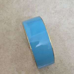 J. Crew Factory Sky Blue and Gold Bracelet